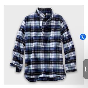 Vermont Flannel Company HANDCRAFTED USA
100% ORGANIC COTTON HENLEY FLANNEL SHIRT